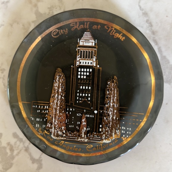 Vintage cocktail glass coasters tinker dishes set of 3 - Picture 3 of 16